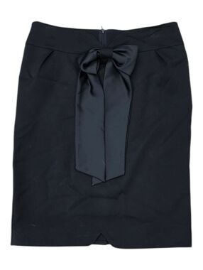 Katrin Black Bow-Accent Pencil Skirt 8